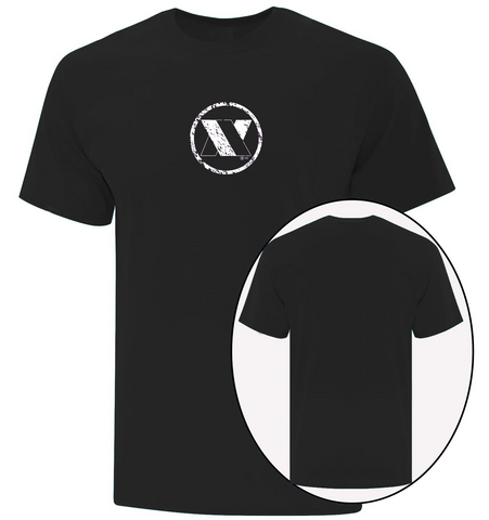 Avey Large Black Mens Casual Tee