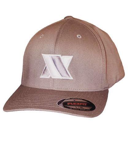 Avey Flexfit Fullback Hat - Light Grey